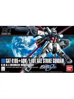 Gundam XGAT-X105+AQM/E-X01 Aile Strike - High Grade 1/144 Gunpla - Bandai Model Kit