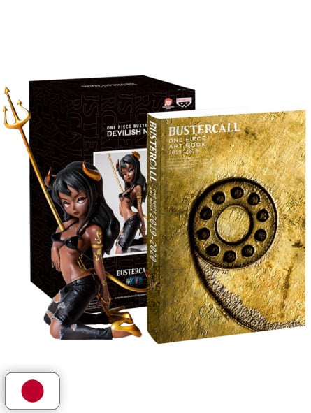 One Piece Bustercall Artbook 2019-2020 + Devilish Nami (Dark) Limited Edition Figure - Edizione Giapponese