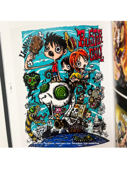 One Piece Bustercall ArtBook 2019 - 2020 + Devilish Nami (Dark) Limited  Edition Figure