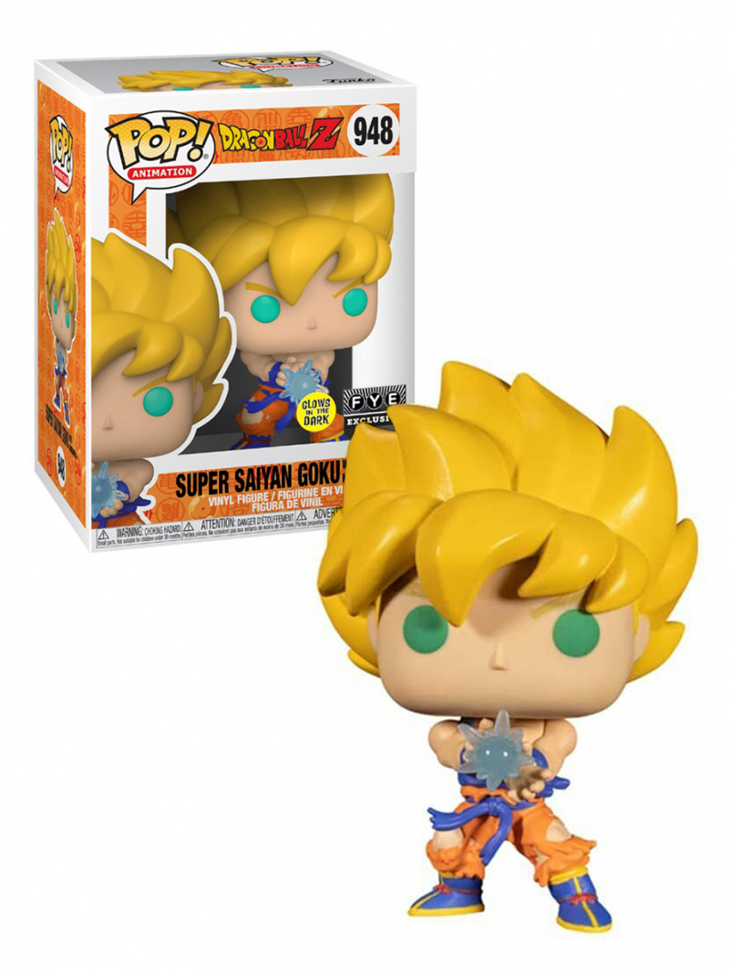 Super Saiyan Goku With Kamehameha Glows In The Dark Dragon Ball Z