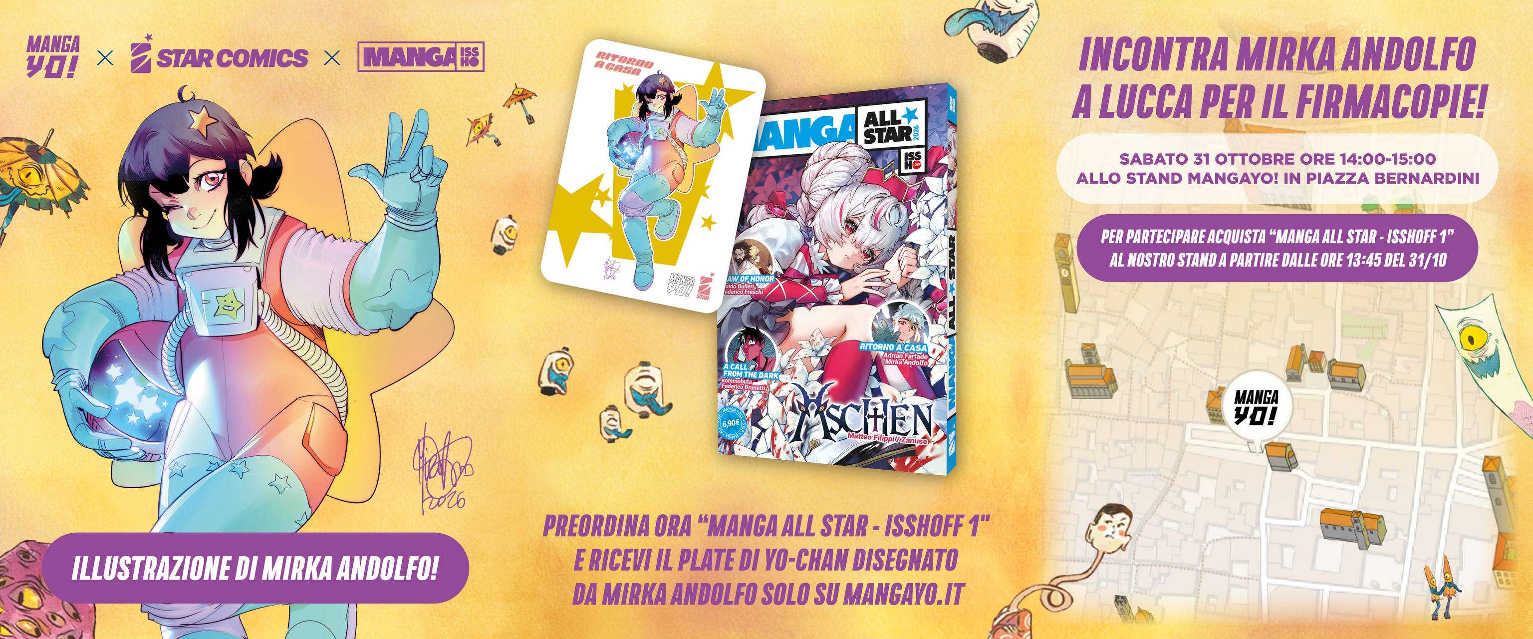 MangaYo! x Manga Issho - Lucca Comics & Games 2026
