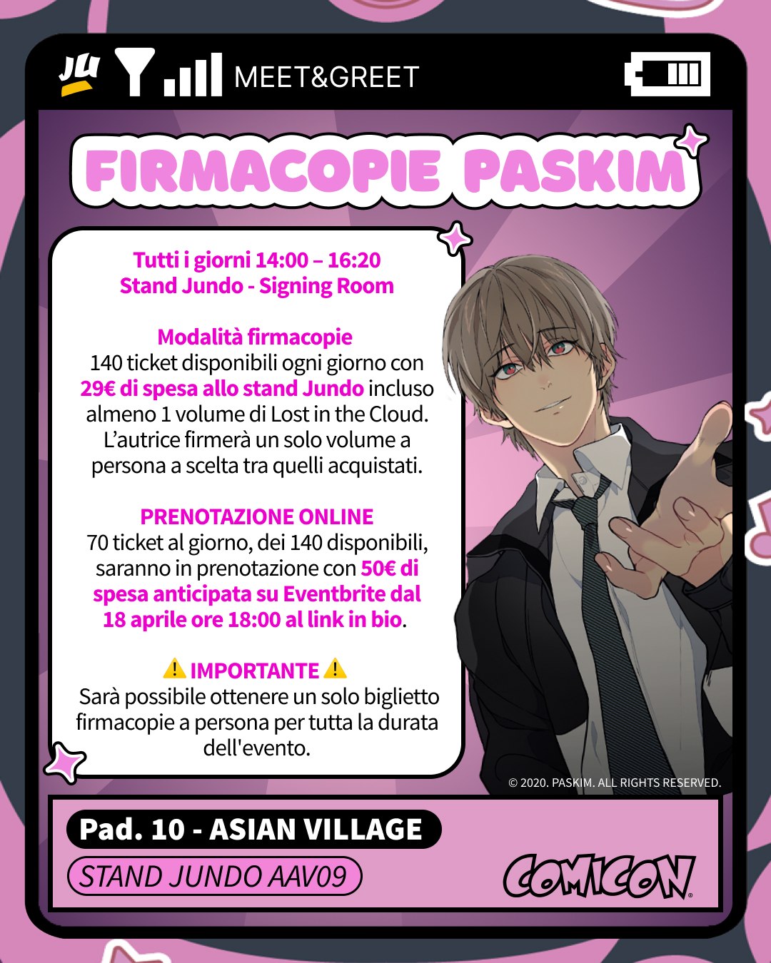 paskim-regolamento-firmacopie-napoli-comicon-2026