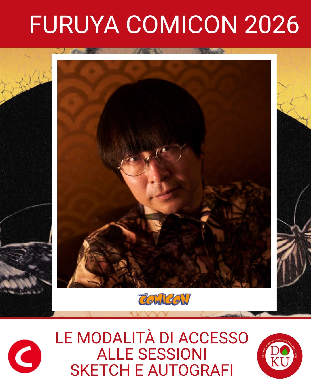 usamaru-furuya-firmacopie-napoli-comicon-2026